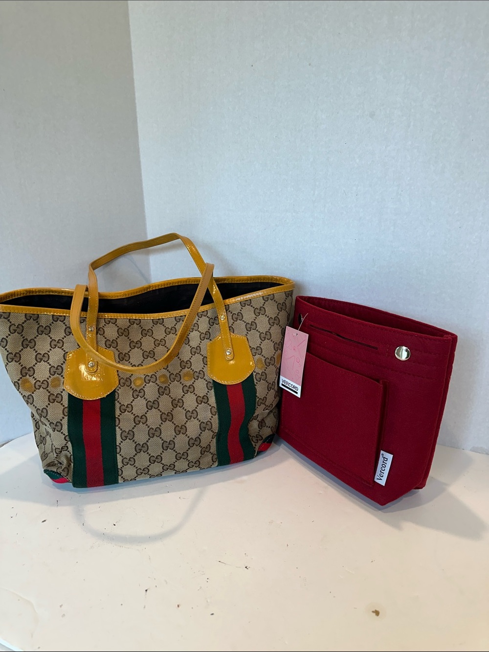 Gucci Tote - Former Project Piece
11” x 10” x 3”
Customized
